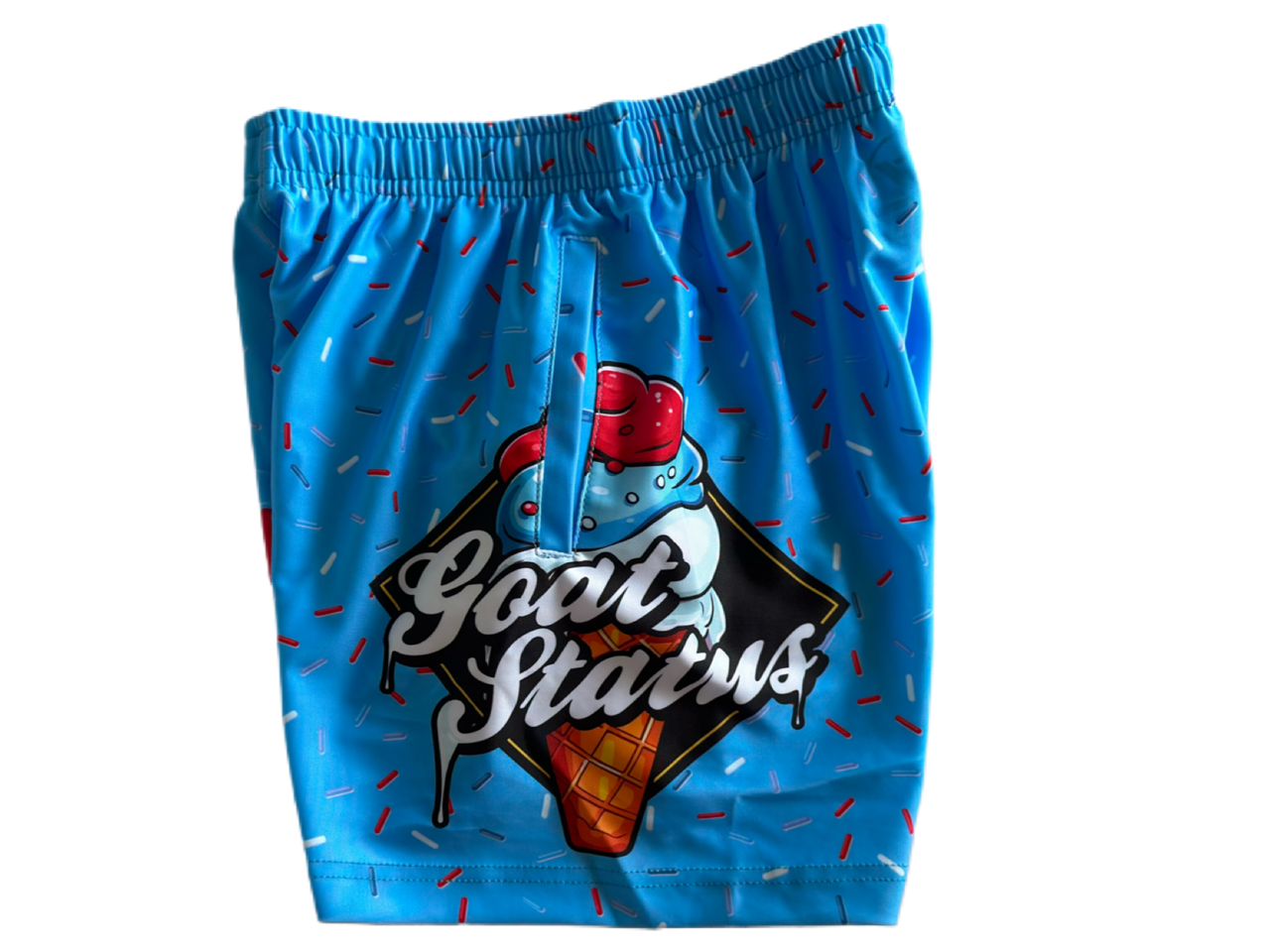 Goat Status Ice Cream Drip Shorts