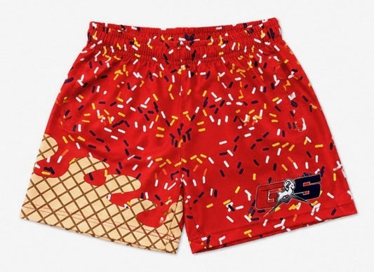 Goat Status Red Sprinkle Shorts