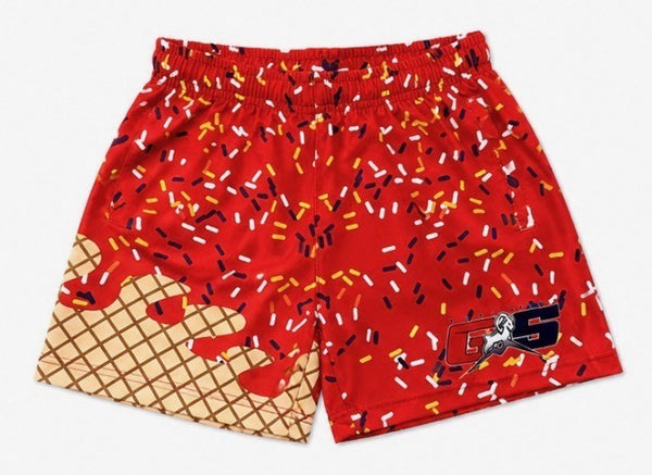 Goat Status Red Sprinkle Shorts