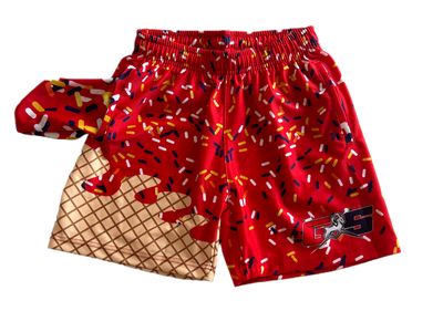 Goat Status Red Sprinkle Elite Shorts