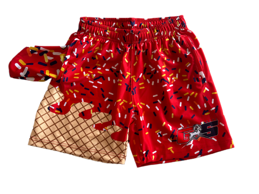 Goat Status Red Sprinkle Elite Shorts