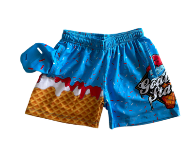Goat Status Ice Cream Drip Shorts