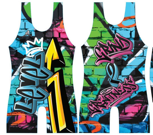 GOAT STATUS SINGLETS BLUE