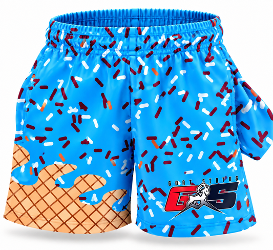 Goat Status Blue Sprinkle Shorts